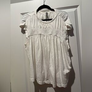 Anthropologie White Blouse